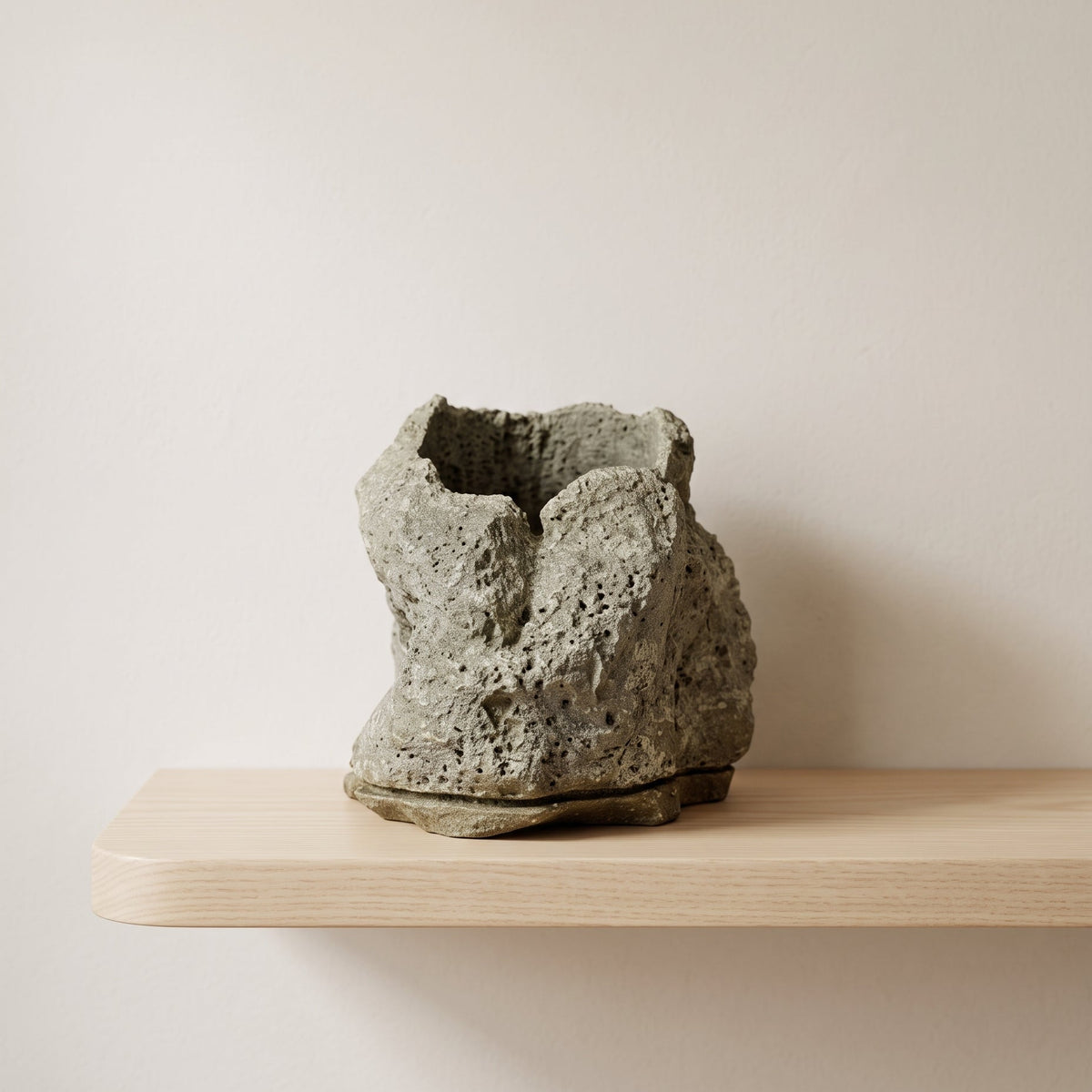 ROCK ~Soil Planter~｜4号/ 5号 ｜受け皿付き